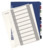 Plastikregister Style 1-10, bedruckbar, A4, PP, 10 Blatt, farbig