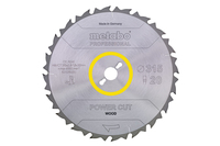 Metabo 628015000 hoja de sierra circular 31,5 cm 1 pieza(s)