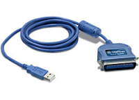 Trendnet TU-P1284 parallelle kabel 2 m Blauw