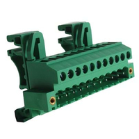 Camdenboss CTBPD96VJ/11FL terminal block 11 Green