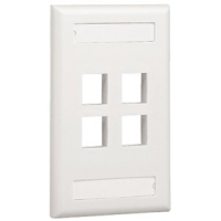 Panduit NK4FWHY wall plate/switch cover White