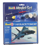 Revell F-14A Black Tomcat Starrflügelflugzeug-Modell Montagesatz 1:144