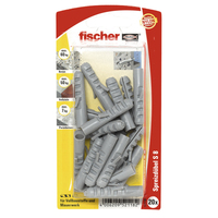 Fischer 52118-S clavija 20 pieza(s) Nylon, Plástico Alrededor