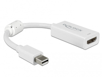 DeLOCK 63935 Videokabel-Adapter 0,1 m Mini DisplayPort HDMI Weiß