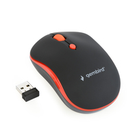 Gembird WIRELESS OPTICAL MUSW-4B-03-R 1600DP - Maus mouse Ambidextrous RF Wireless 1600 DPI