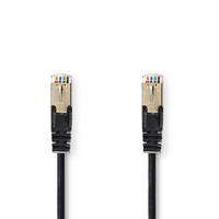 Nedis CCGP85121BK025 kabel sieciowy Czarny 0,25 m Cat5e SF/UTP (S-FTP)