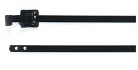 Hellermann Tyton MLT24SSC10 serre-câbles Attache de câble détachable Polyester, Acier inoxydable Noir 50 pièce(s)