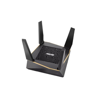 ASUS RT-AX92U wireless router Gigabit Ethernet Tri-band (2.4 GHz / 5 GHz / 5 GHz) Black