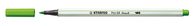 STABILO Pen 68 brush, premium brush viltstift, loof groen, per stuk