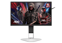 AOC AGON 1 AG251FZ2E számítógép monitor 62,2 cm (24.5") 1920 x 1080 pixelek Full HD LCD Fekete, Vörös