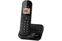 Panasonic KX-TGC420 Téléphone DECT Identification de l'appelant Noir