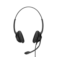 EPOS | SENNHEISER IMPACT SC 268 Zestaw słuchawkowy Przewodowa Opaska na głowę Biuro/centrum telefoniczne Czarny, Srebrny