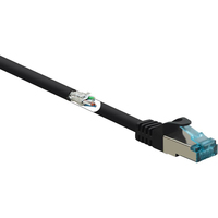 Renkforce RF-5047472 hálózati kábel Fekete 10 M Cat6a S/FTP (S-STP)