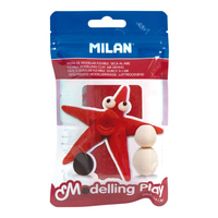Milan Pasta de modelar Modelling Play seca al aire, rojo