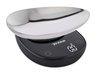 Trisa Flavour Scale Schwarz, Silber Arbeitsplatte Oval Elektronische Küchenwaage