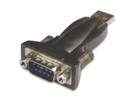 Microconnect USBADB9FC Kabeladapter RS232 USB A Schwarz