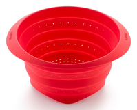 Lékué 884382 Abtropfsieb Rot
