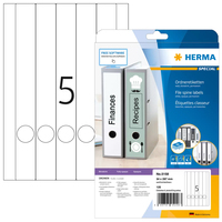 HERMA 5158 etiqueta autoadhesiva Rectángulo redondeado Permanente Blanco 125 pieza(s)