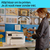 HP OfficeJet Pro HP 9730e Wide Format All-in-One printer, Kleur, Printer voor Kleine kantoren, Printen, kopiëren, scannen, HP+; geschikt voor HP Instant Ink; draadloos; dubbelzi...