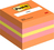 3M 7100172395 zelfklevend notitiepapier Vierkant Oranje, Roze 400 vel Zelfplakkend