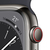 Apple Watch Series 8 OLED 45 mm Cyfrowy 396 x 484 px Ekran dotykowy 4G Grafitowy Wi-Fi GPS