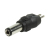 HQ PSUP-PLUG14 cambiador de género para cable 6.3x3mm Corriente alterna Negro