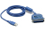Trendnet TU-P1284 parallel cable Blue 2 m