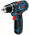Bosch GSR 10,8-2-LI Professional Sin llave Negro, Azul, Rojo