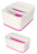 Leitz MyBox Zasobnik na rzeczy Prostokątny Tworzywo sztuczne ABS Różowy, Biały