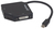 Manhattan 3-in-1 4K Mini-DisplayPort-Adapter, Mini-DisplayPort-Stecker auf HDMI/DVI/VGA-Buchse, aktiv, schwarz