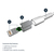 StarTech.com Cable Resistente USB-A a Lightning de 1 m Blanco - Cable de Alimentación y Sincronización USB Tipo A a Lightning con Fibra de Aramida Robusta - Con Certificación MF...