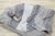 ULLENBOOM BD-70100-GS Bettdecke für Babys Grau, Weiß 70 x 100 cm Junge/Mädchen