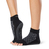 ToeSox Half Toe Ankle Grip Weiblich Footie-Socken Schwarz 1 Paar(e)