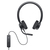 DELL WH3022 Headset Vezetékes Fejpánt Iroda/telefonos ügyfélközpont Fekete
