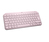 Logitech MX Keys Mini klawiatura Uniwersalne RF Wireless + Bluetooth QWERTY Skandynawia Różowy