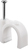 Goobay 17084 abrazadera para cable Blanco 100 pieza(s)