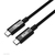 CLUB3D USB4 Gen2x2 Type-C Bi-Directional Cable 4K60Hz, Data 20Gbps, PD 240W(48V/5A) EPR M/M 2m/6.56ft