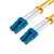 Microconnect FIB441008 InfiniBand/fibre optic cable 8 m LC OS2 Yellow
