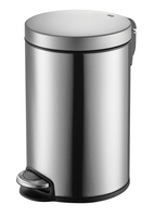 Serene Tritt-Mülleimer 8 Liter, EKO - Einfacher Treteimer mit stilvollem Pedal,