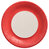 20 Teller, Pappe rund Ø 23 cm rot von PAPSTAR nachhaltiger Partyteller aus