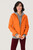 Damen Loftjacke Regina orange, M - orange | M: Detailansicht 7