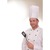 Kochmütze LE GRAND CHEF, Viskose-Vlies, Höhe 30cm, Farbe weiß, 50 Stück