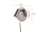 Design LED Wandleuchten 2er Set in Silber matt Wandstrahler Leselampe