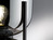 Kleine Stehlampe REGI Tripod mit Rauchglas Glaskugel - Höhe 110cm