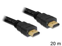 DELOCK HDMI Kabel Ethernet A -> A St/St 20.00m 4K Gold