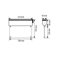 ESYLUX SLC EL LED 3H 25M IR NOOD ARM 3H 25M IR SC/C WB