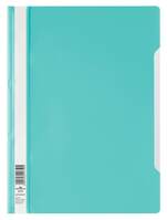 Durable Clear View A4 Document Folder - Turquoise - Pack of 50