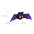 Relaxdays Pinata Fledermaus, zum Aufhängen, Kinder & Erwachsene, Geburtstag, Halloween, zum Befüllen, Papier, schwarz