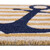 Relaxdays Fußmatte Kokos, 40x60 cm, Kokosmatte mit Anker-Motiv, rutschfester Schuhabtreter, innen & außen, mehrfarbig