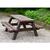 Surrey Picnic Table - Black and Brown